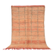 Peach Vintage Moroccan Rug 175 x 285 cm, Berber Wool Rug Handmade, Boho Rug