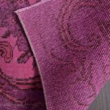 Pink Handknotted Floral Rug sku2356