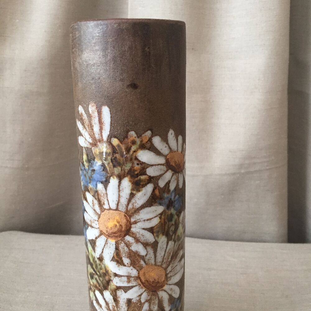 VINTAGE VASE IN GRES EMAILLE ALEXANDRE KOSTANDA VALLAURIS