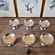 6 vintage stainless steel ice cream cups by Guy Degrenne (dessert, sorbet)