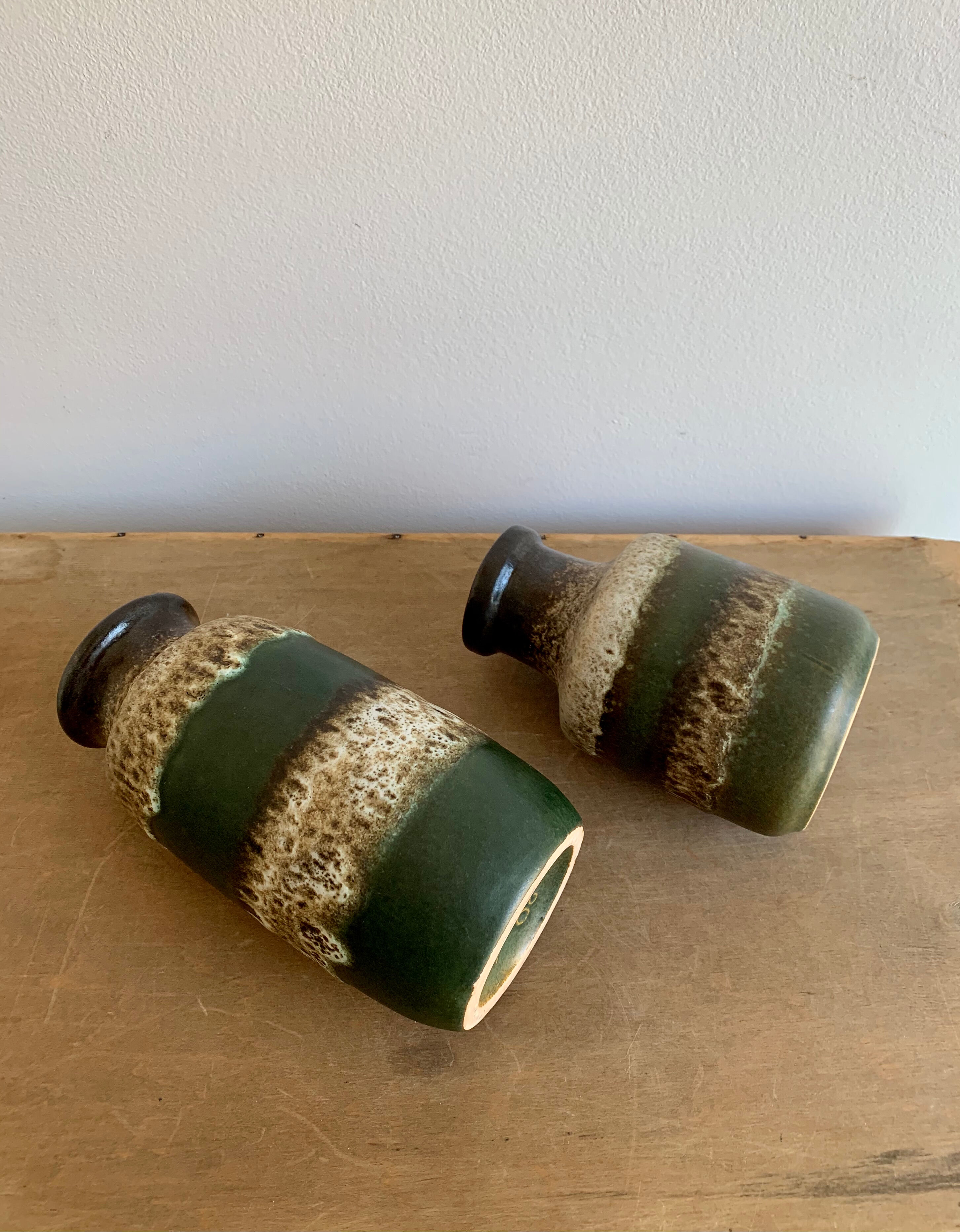 Pottery vases West Germany, 1960s