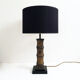 Lampe en bambou sculpté