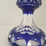 Vase bleu cristallery of lorraine - large model