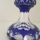Vase bleu cristallery of lorraine - large model