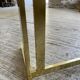 Brass table 1970 Italian lacquer