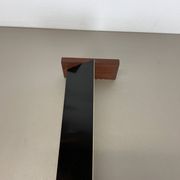 cubic Large 38cm Teak and Metal adjustable wall light element, Germany 1950s