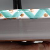 Large vintage ceramic dish depicting a bird - robert picault