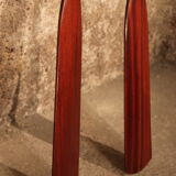 Old pair of oar in solid mahogany