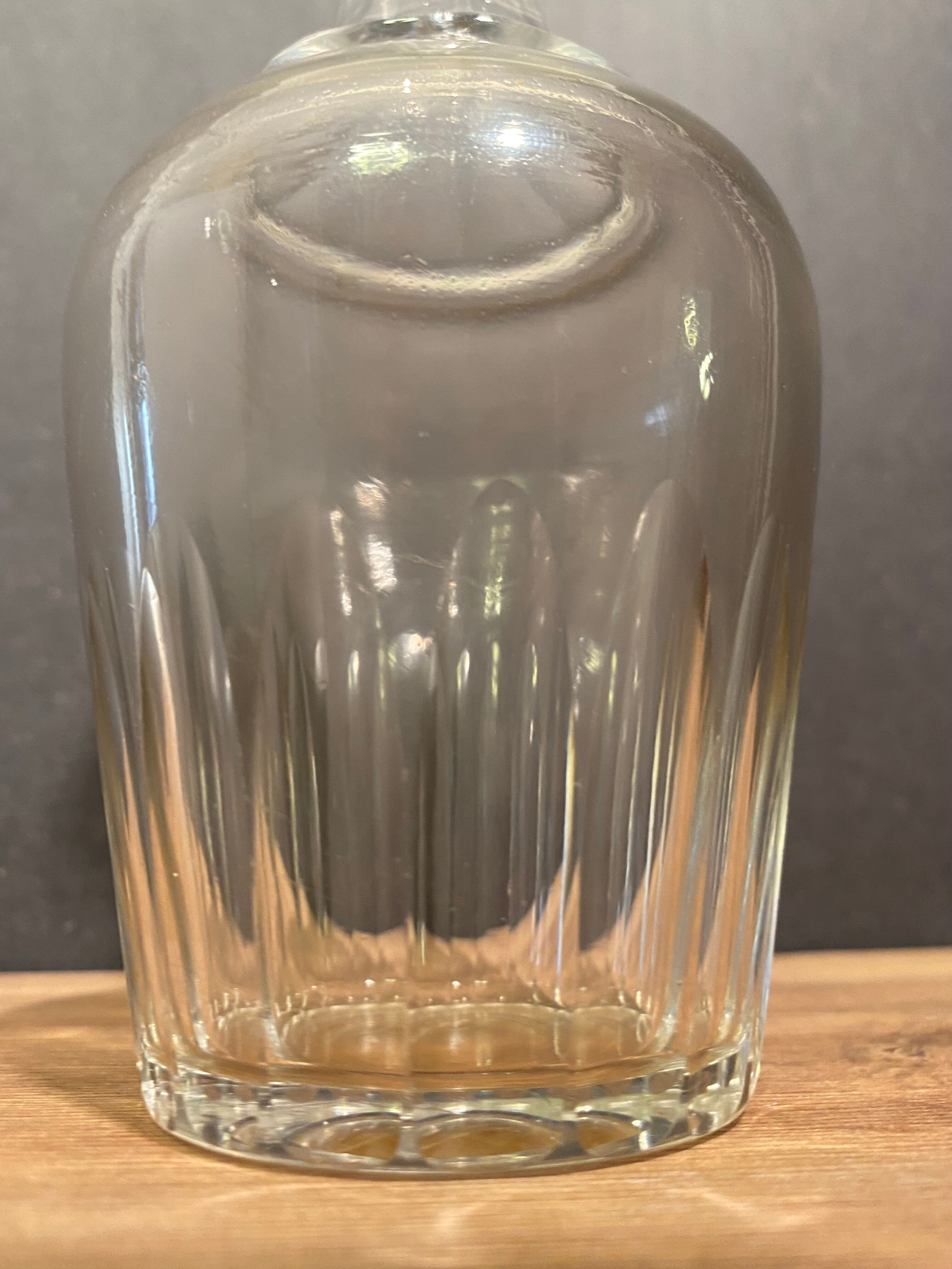 Crystal carafe nineteenth Napoleon III