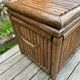 Vintage 1970 bamboo chest