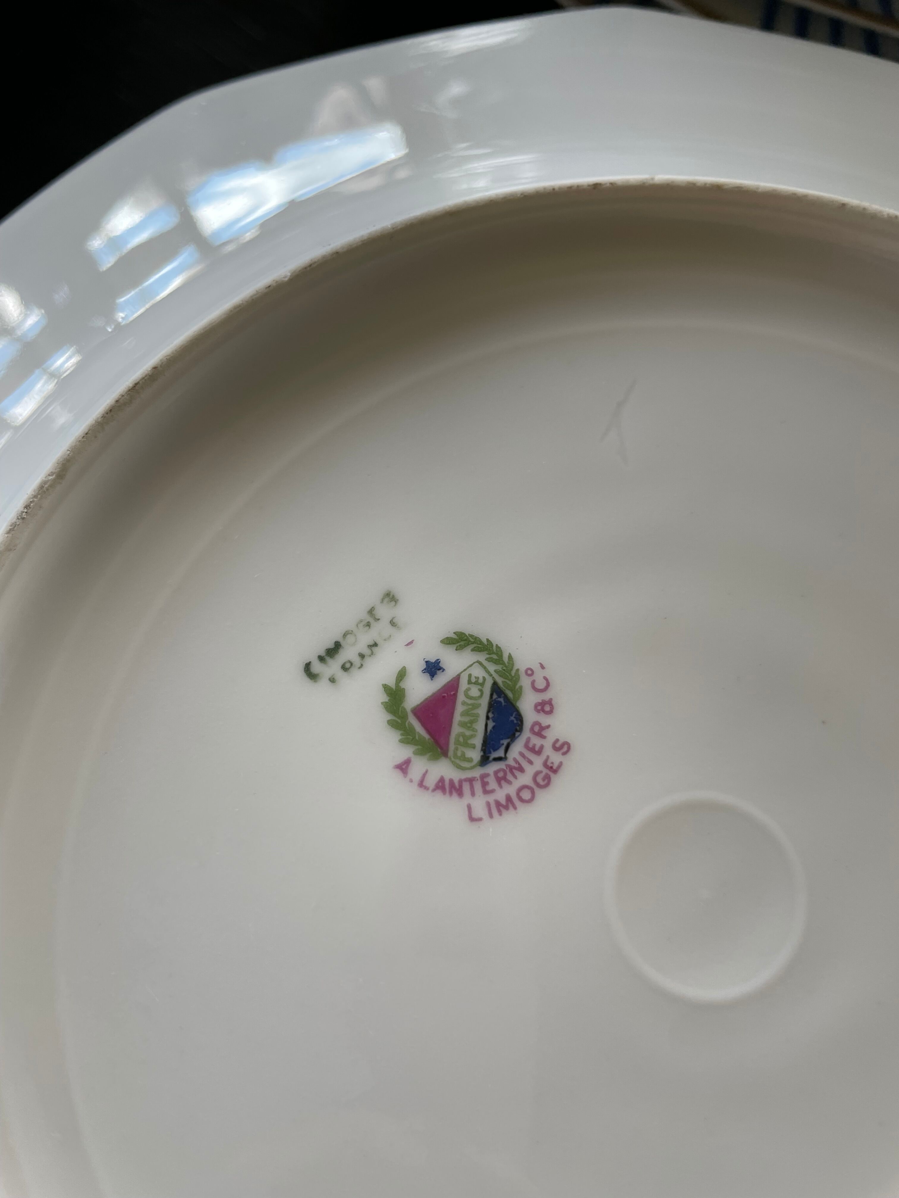 Set XXL crockery Limoges A.Lanternier