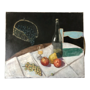 Tableau ancien huile sur toile