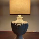 Longwy Lamp - Michelle Férec - Cracked Ceramic - 1980s