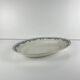Large oval ironstone dish model "Laurels" by Moulins des Loups - Hamage, 1900