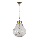 Italian mid-century Murano glass pendant lamp 1970s