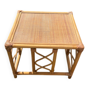 Table en rotin