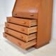 Teak Secretary by Dyrlund denmark 1960s desk Vintage Mid Century 