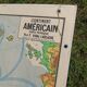 Old school map of the American continent by Vidal Lablache