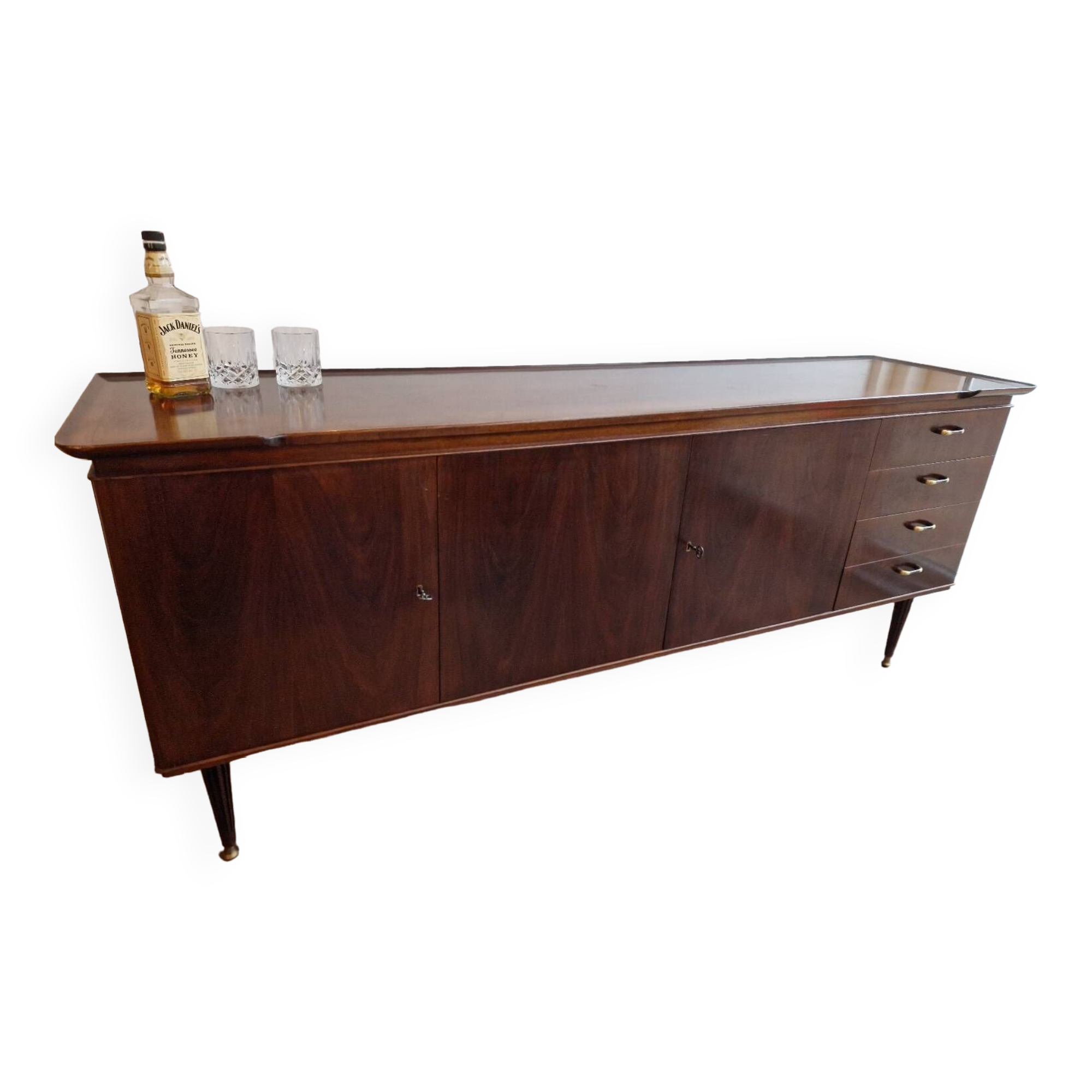 Buffet vintage en noyer