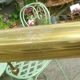 lampadaire liseuse bronze dore italie