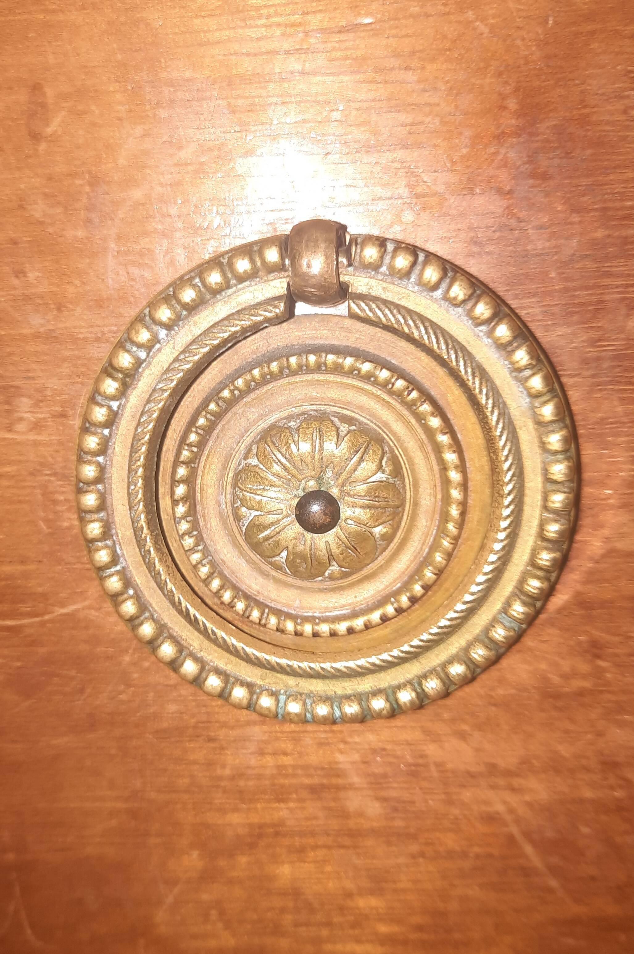 Louis XVI style chest of drawers with 2 drawers