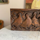 Carved wooden room decoration