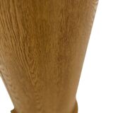 Porte-parapluie vintage en chêne, design de rangement minimaliste des années 60