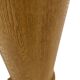 Vintage umbrella holder in oak basket storage design of the 1960s minimalis