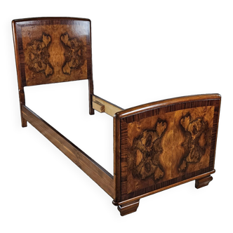 Single bed in Art Decò briar