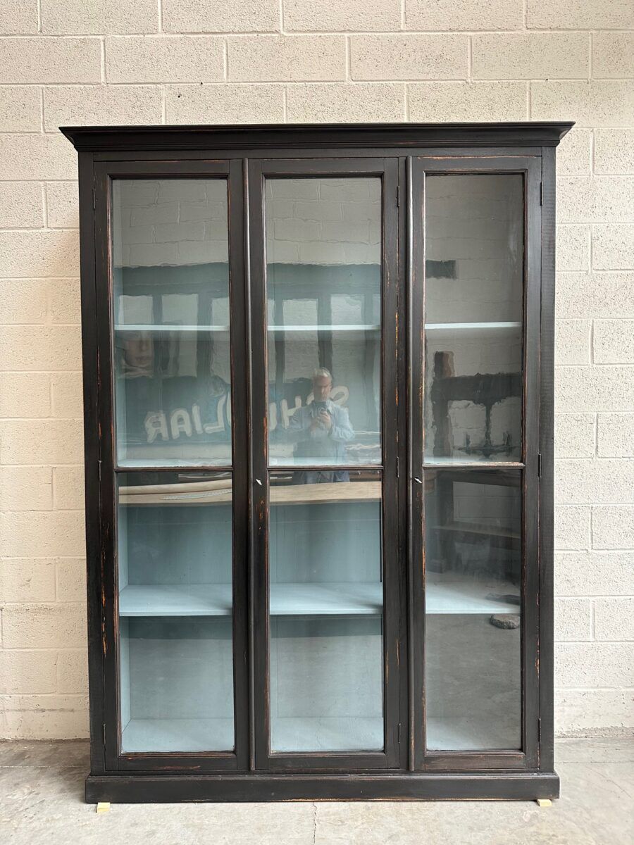 Vitrine de musée fin XIXème