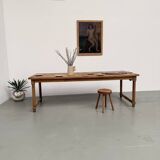 Table de ferme en hêtre XL