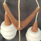 Chandelier suspension boomerang design Louis Kalff