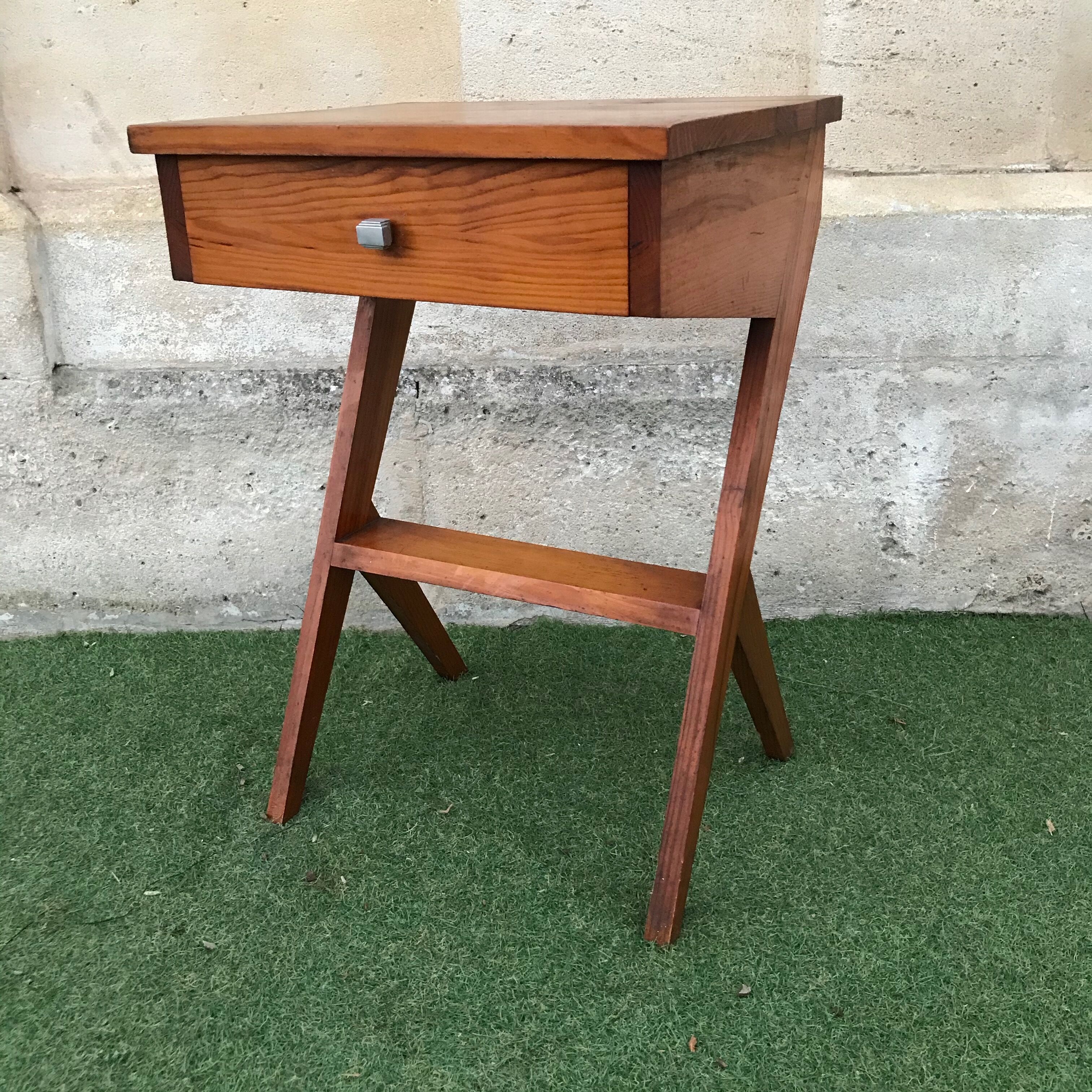 60s bedside table