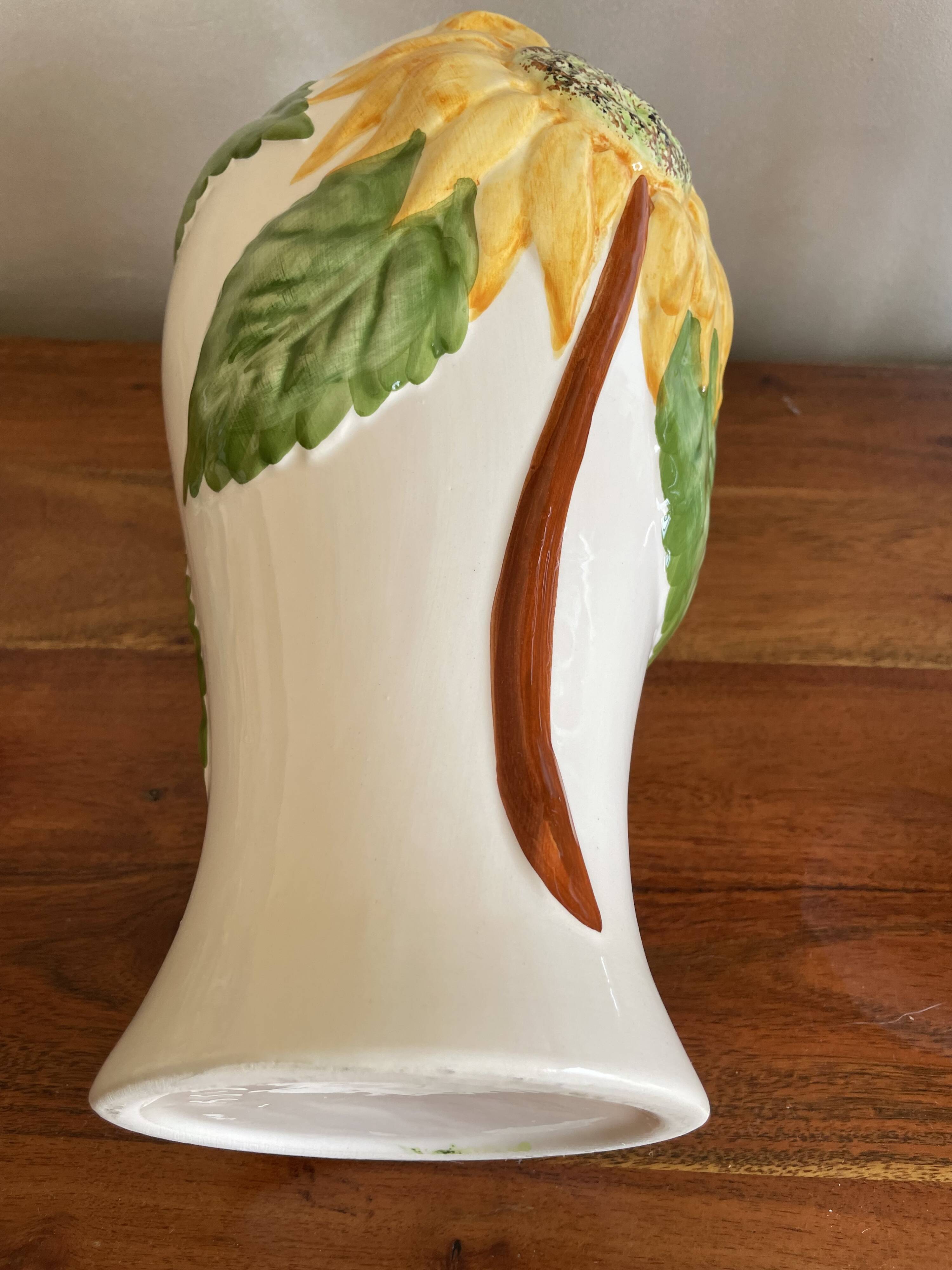 Large sunflower vase