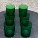 Set of 6 whisky glasses in vintage