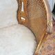 Paire de fauteuils corbeille