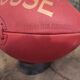 Vintage leather rugby ball Toulouse