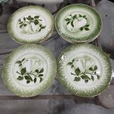 Antique K&G Lunéville France dessert plates