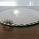 Large round, beveled, 1940-1950, art deco mirror