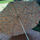 Parasol vintage de plage