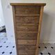 Solid oak chest of drawers