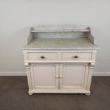 Marble top bathroom cabinet