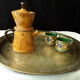 Coffee maker 1950 Mourre and Milon pottery of Provence Dieulefit