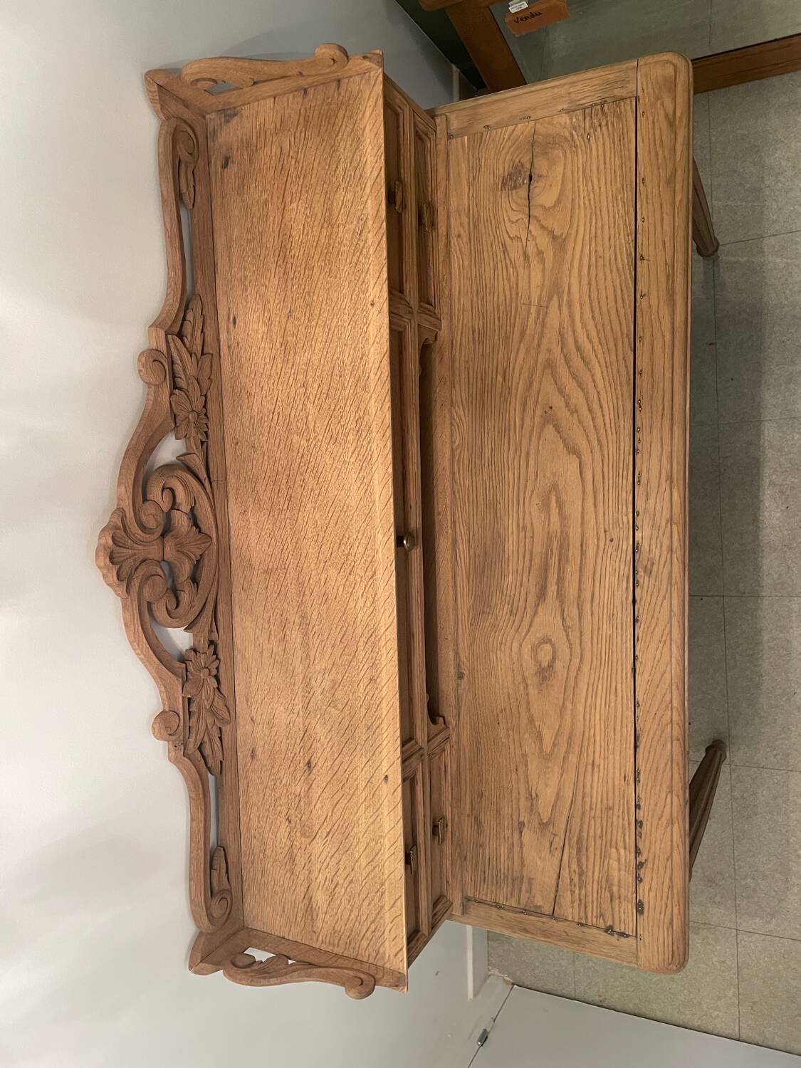 Small Art Deco airbrushed desk