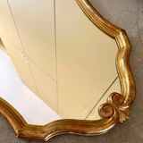 Classic gilded wooden mirror 80 x 56.5 cm
