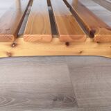 Solid pine coffee table dlg regain 70s vintage