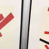 Set of 3 frames with Casimir Malevic lithographs