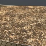 Original oval dining table Knoll Tulip (244cm) Emperador