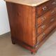 1900 chest of drawers with canted sides, walnut and period walnut veneer, restored