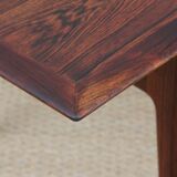 Modern Scandinavian coffee table in Rio rosewood by CFC Silkeborg 1960s